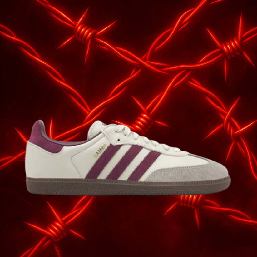 Samba "Putty Grey Maroon"