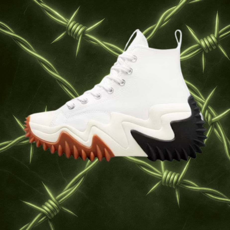 Converse "Run Star White Black Gum"
