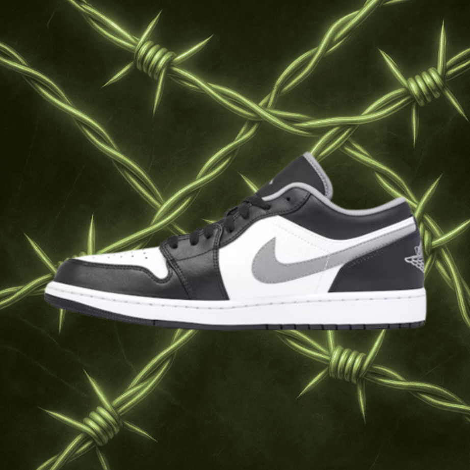 Jordan 1 Low "Black Medium Grey"