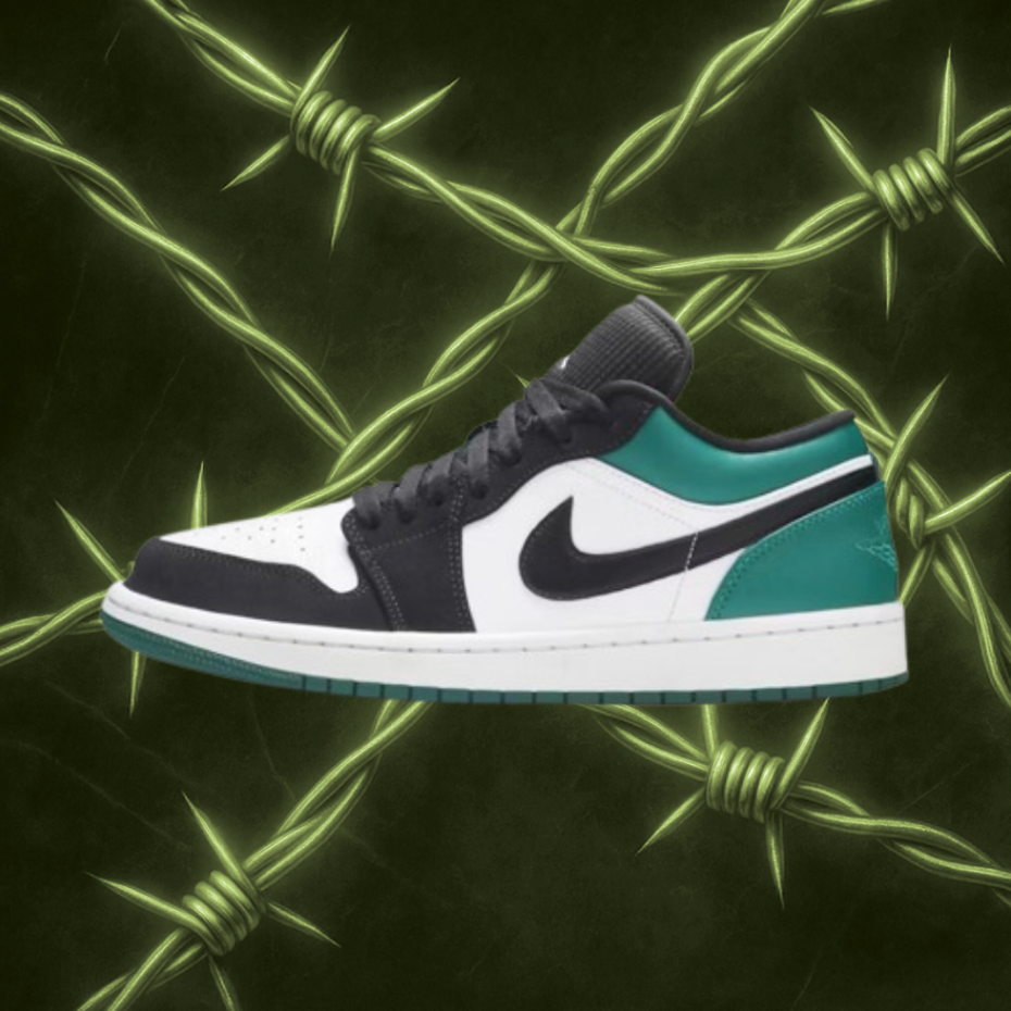 Jordan 1 Low "Mystic Green"