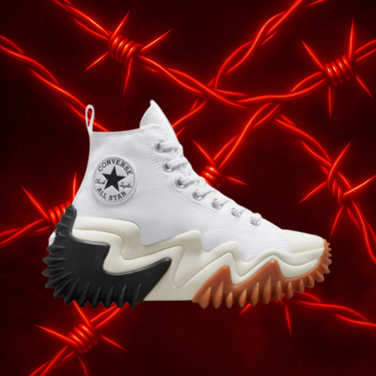 Converse "Run Star White Black Gum"