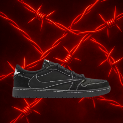 Jordan 1 Low "TS Black Phantom"