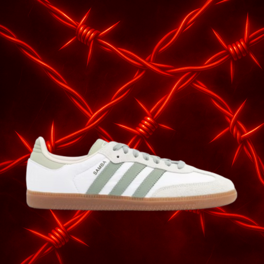 Samba "Cloud White Green Putty"
