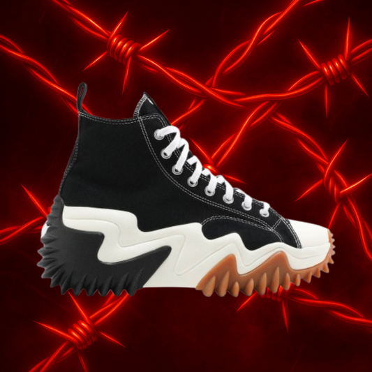 Converse "Run Star Black White Gum"