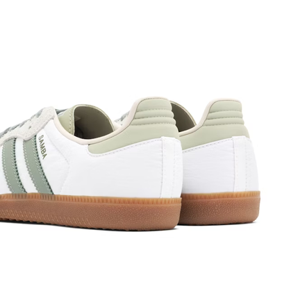Samba "Cloud White Green Putty"