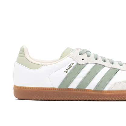 Samba "Cloud White Green Putty"