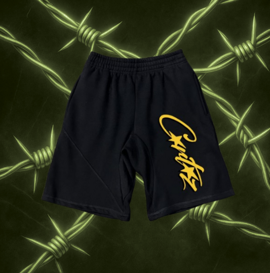 Corteiz Short "Black Yellow"