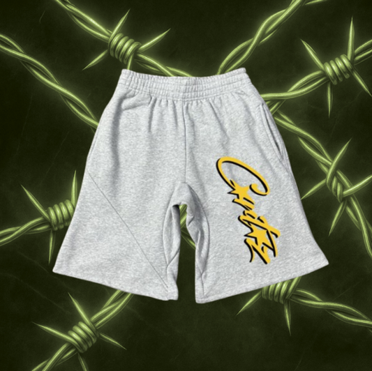 Corteiz Short "Gray Yellow"