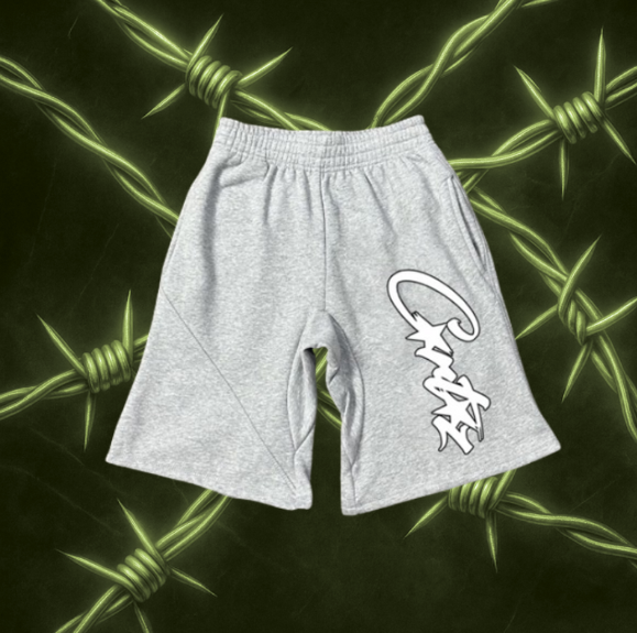 Corteiz Short "Gray White"