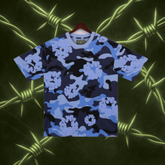 Denim Tears T-Shirt "Blue Camo"