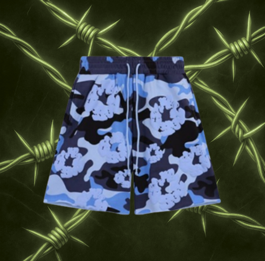 Denim Tears Short "Blue Camo"